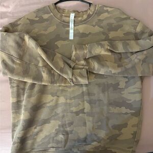 lululemon athletica Camouflage Crew Neck Sweater